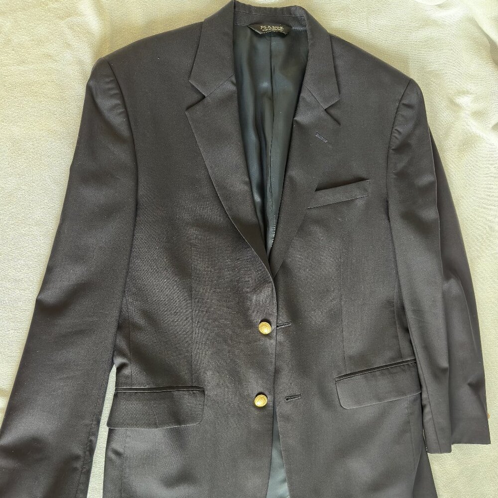 Jos A Bank Navy Blazer